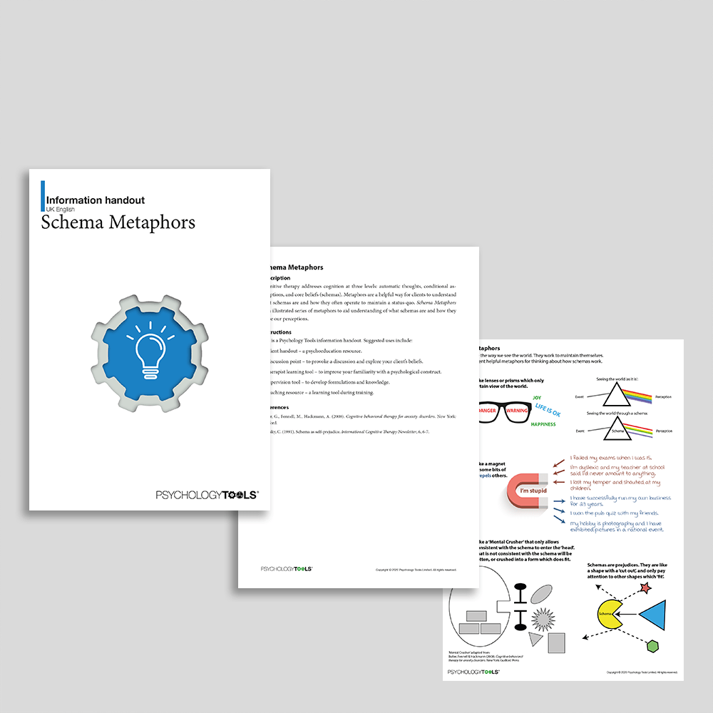 Schema Metaphors Information Handout (Full resource pack)