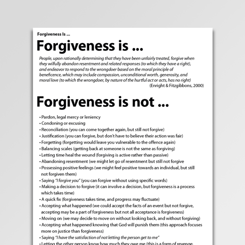 essay topics on forgiveness