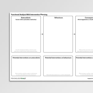 self harm behaviors worksheets