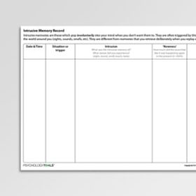 Cognitive Behavioral Therapy (CBT) Worksheets | Psychology Tools