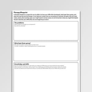 Stages of relapse worksheet