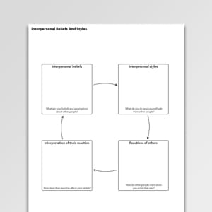 anxiety cbt worksheets handouts psychology tools