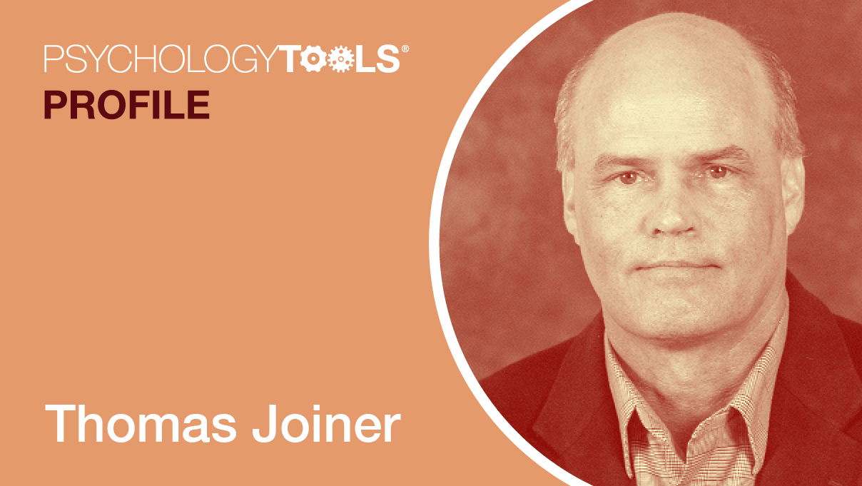 Dr Thomas Joiner Profile Interview