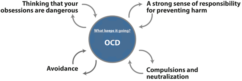 Obsessive Compulsive Disorder (OCD) Maintenance Diagram