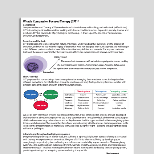 What is CFT? handout