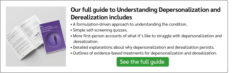 Understanding Depersonalization and Derealization CBT Psychoeducation Guide (Featured Image)