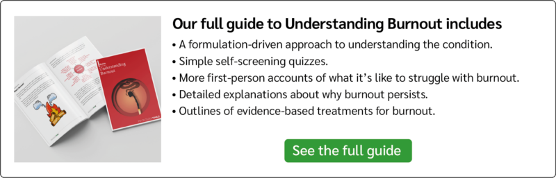Burnout Understanding Guide Advert