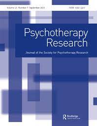 Psychotherapy Research Cover Image