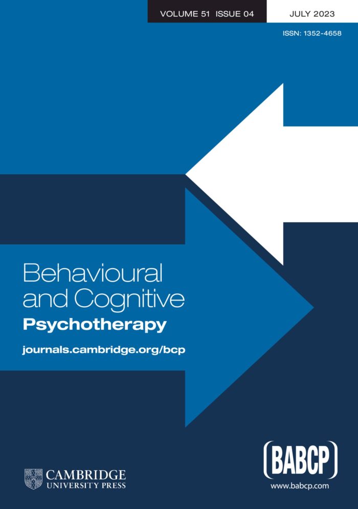 Behavioural and Cognitive Psychotherapy Cover