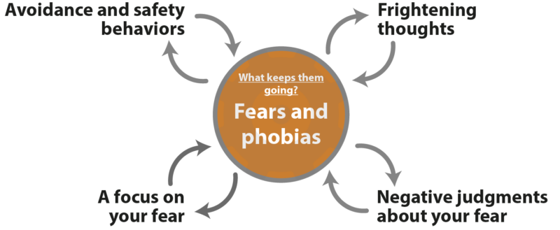 Fears and Phobias Maintenance Diagram