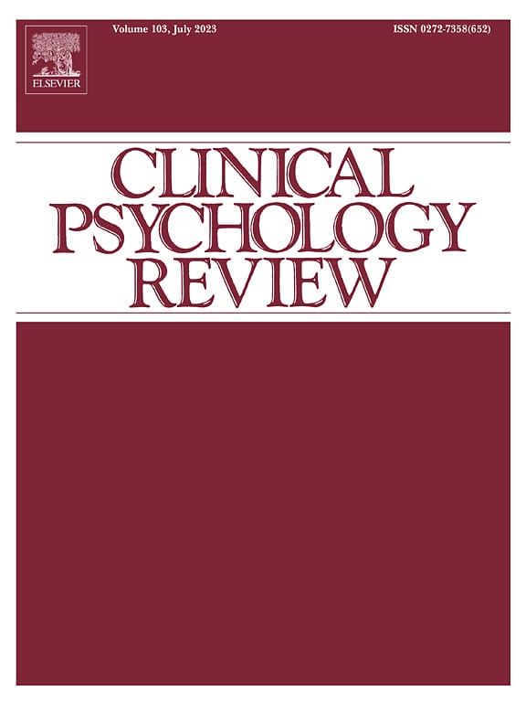 Clinical Psychology Review Cover Image