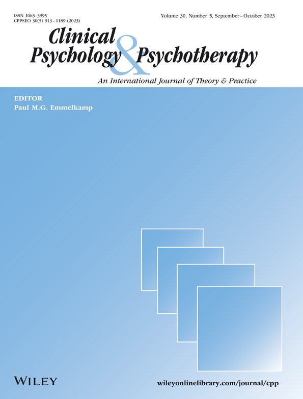 Clinical Psychology & Psychotherapy Cover Image