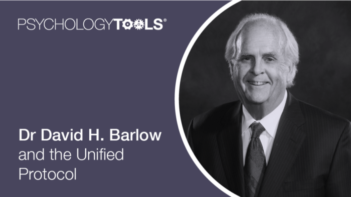 Dr David H. Barlow and the Unified Protocol Insights Image