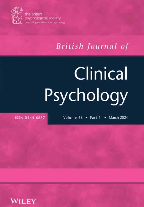 British Journal of Clinical Psychology cover
