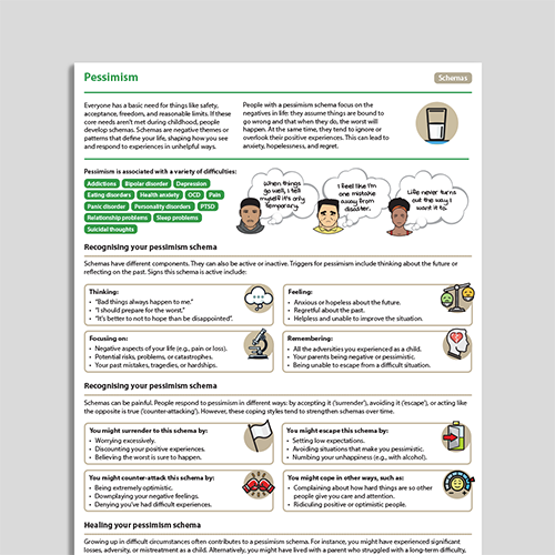 pessimism schema resource