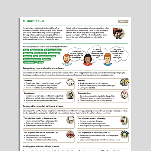 mistrust/abuse schema resource